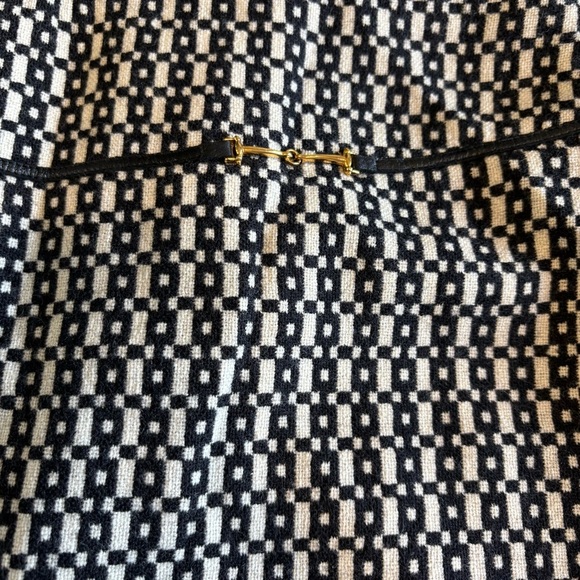 Banana Republic Jacquard Printed Pencil Skirt Horse bit Career Classic Womens 10 - Picture 4 of 8